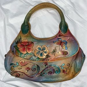 Anuschka Hand Painted Leather Bag